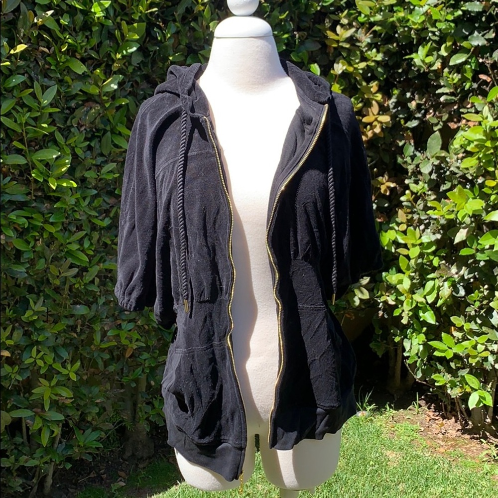 Juicy Couture Loose-Fitted, Short-Sleeve Sweater